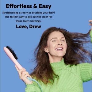Drew Barrymore Flower Beauty Ceramic Straightening Brush